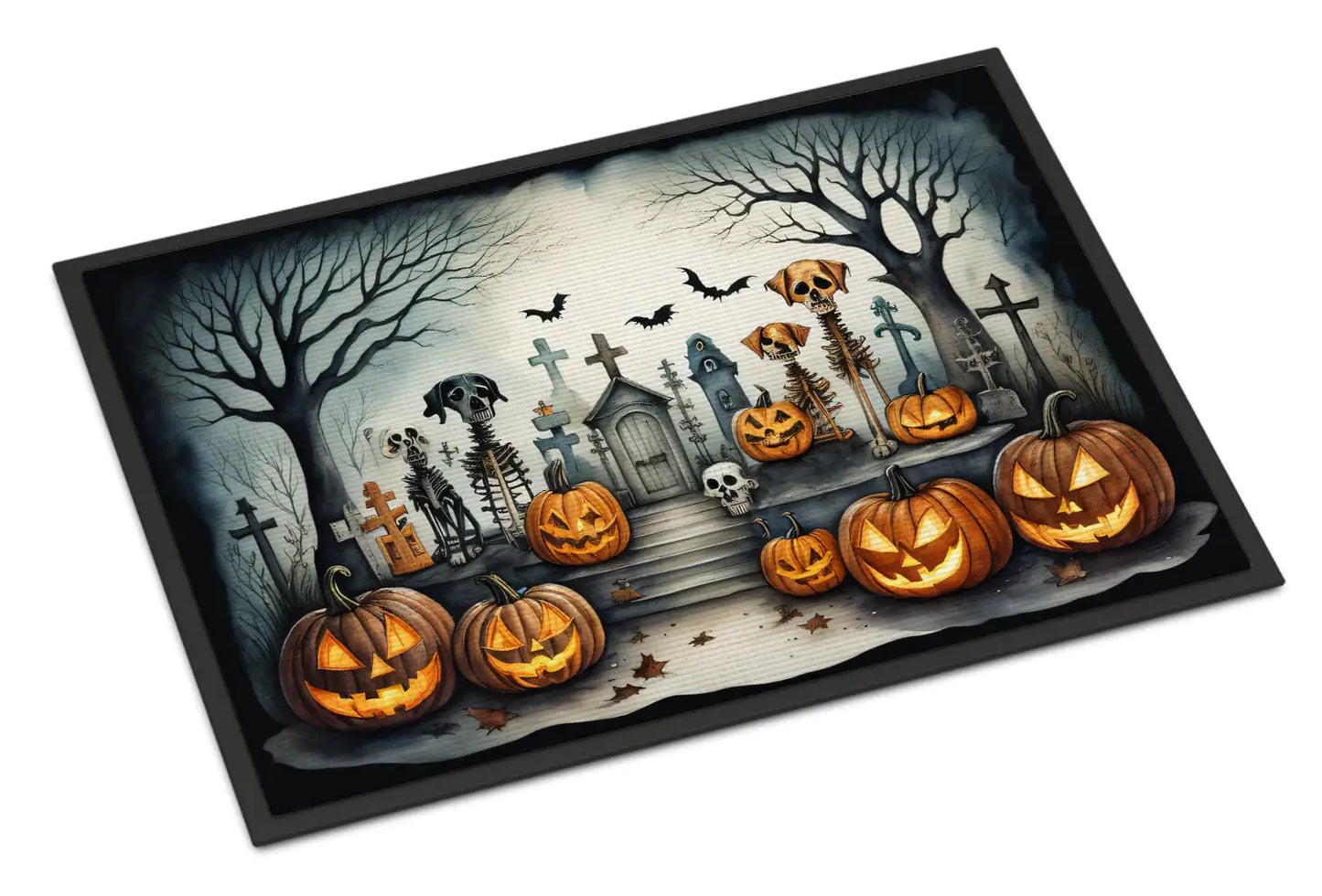 Pet Cemetery Spooky Halloween Doormat, 18x27