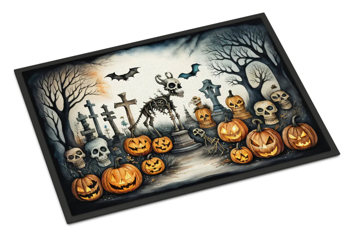 Pet Cemetery Spooky Halloween Doormat, 18x27