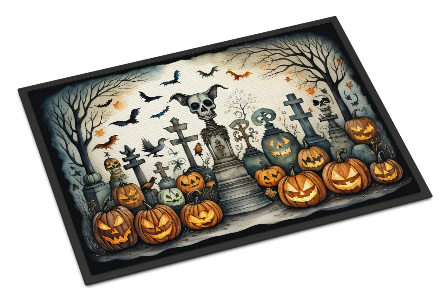 Pet Cemetery Spooky Halloween Doormat, 18x27